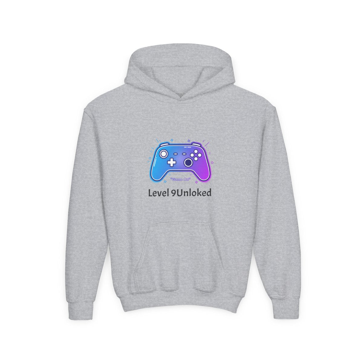 Level 9 Unlocked Video Game Controller Hoodie | Gamer Kids Sweatshirt