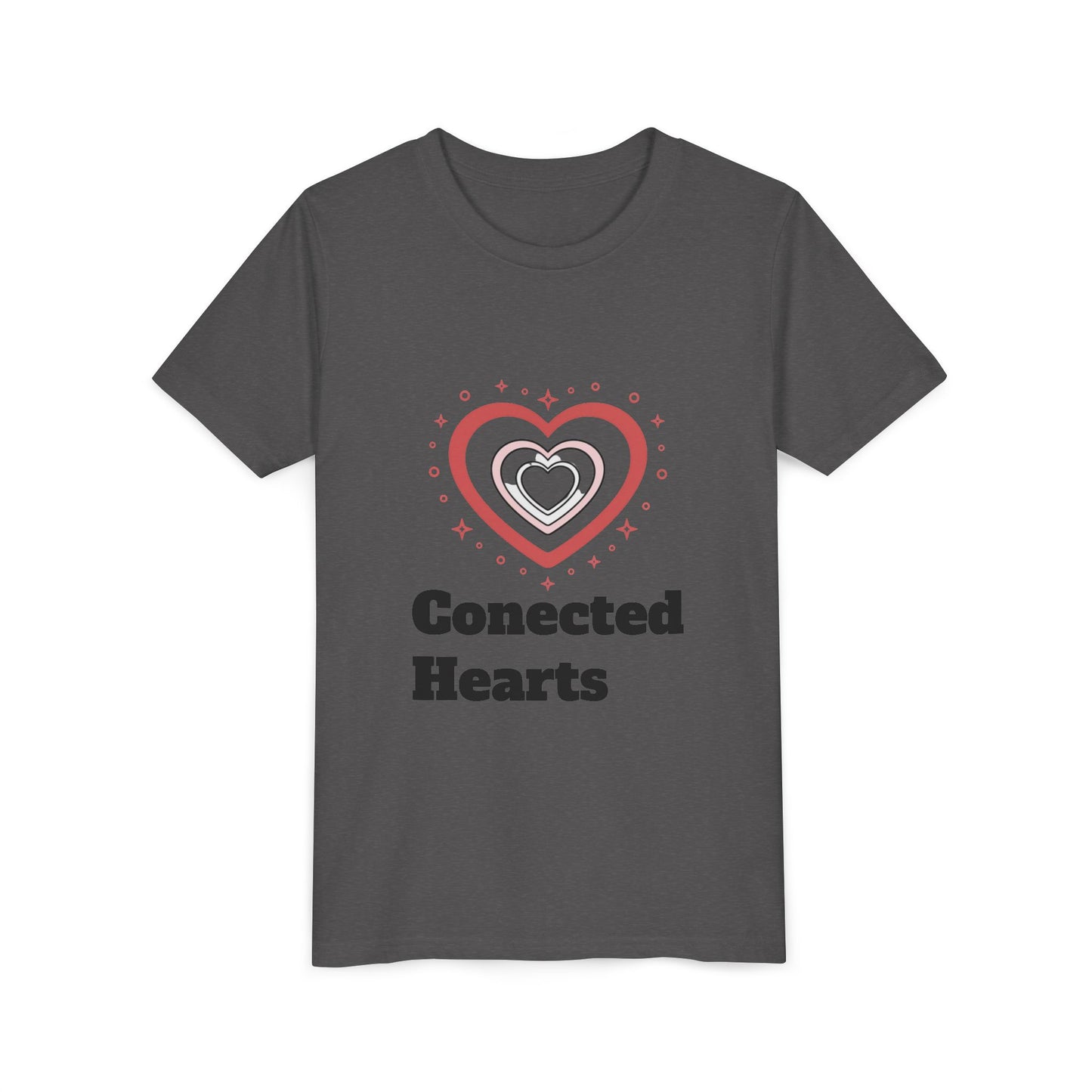 Connected Hearts Youth Tee | Heart Graphic, Love Design
