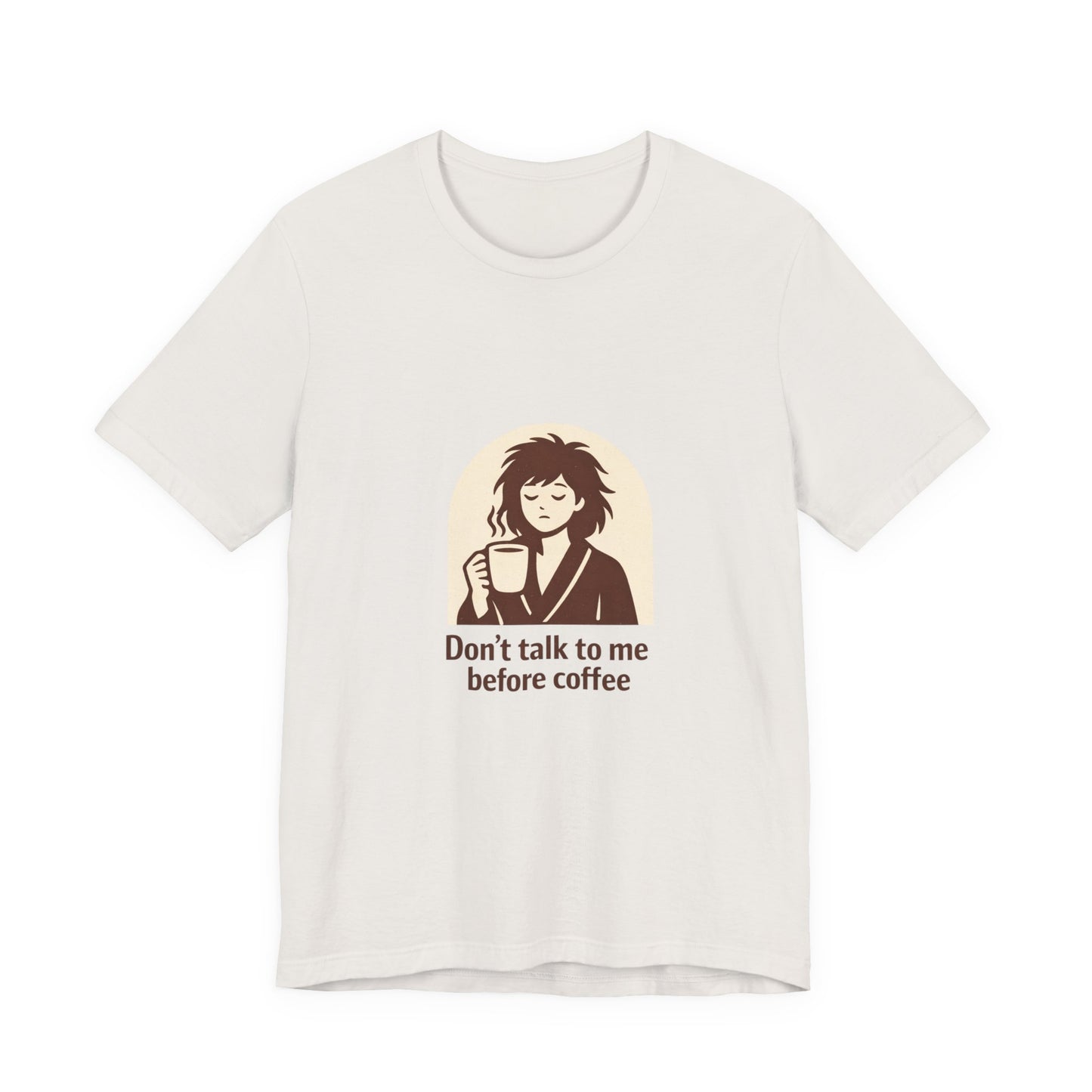 Tricou Cafea Unisex Bella Canvas 3001 – Coffee Lover Shirt, Funny Coffee Quote, Cozy Aesthetic Tee, Cadou pentru Iubitorii de Cafea