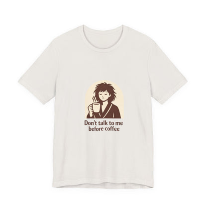 Tricou Cafea Unisex Bella Canvas 3001 – Coffee Lover Shirt, Funny Coffee Quote, Cozy Aesthetic Tee, Cadou pentru Iubitorii de Cafea