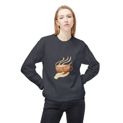 Coffee Please cup illustration Sweatshirt | cozy coffee design
