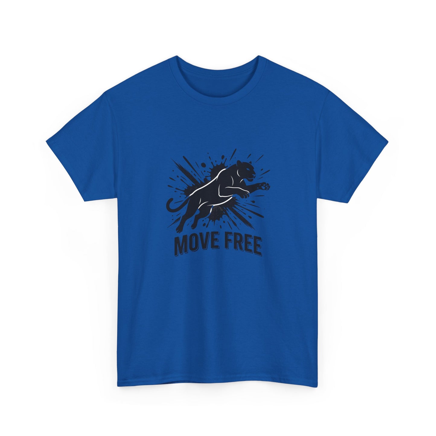 Tricou Gildan 5000 “MOVE FREE” – Bumbac 100% Rezistent, Confort Zilnic & Stil Streetwear Autentic