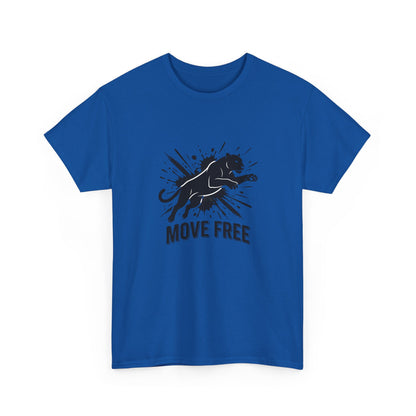 Tricou Gildan 5000 “MOVE FREE” – Bumbac 100% Rezistent, Confort Zilnic & Stil Streetwear Autentic