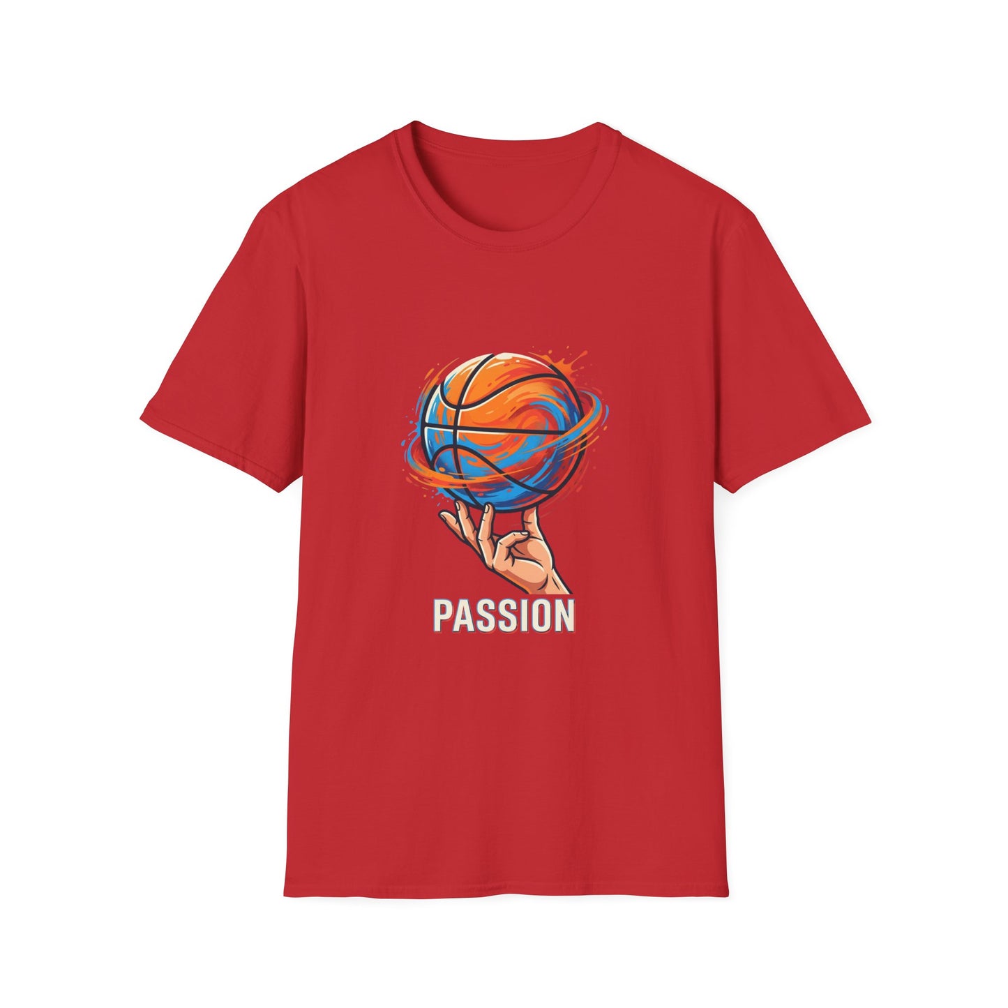 Basketball Passion T-Shirt | Spinning Ball Illustration
