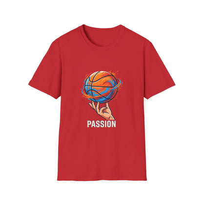 Basketball Passion T-Shirt | Spinning Ball Illustration
