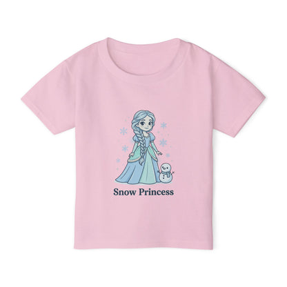 Snow Princess toddler T-shirt | Cute winter princess shirt, snowflake designTricou Copii „Snow Princess” – Bumbac 100% Eco, Design Magic de Iarnă, Confort Premium pentru Fetițe