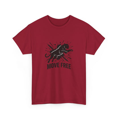 Tricou Gildan 5000 “MOVE FREE” – Bumbac 100% Rezistent, Confort Zilnic & Stil Streetwear Autentic
