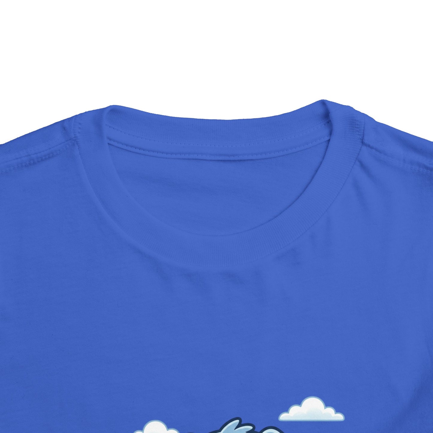 Blue Puppy Cartoon Toddler Tee | Cute Dog IllustrationTricou Personalizat Copii Bella Canvas® – 100% Bumbac Premium pentru Băieți și Fetițe 2T–5T | Tricou Personalizat Confortabil și Colorat