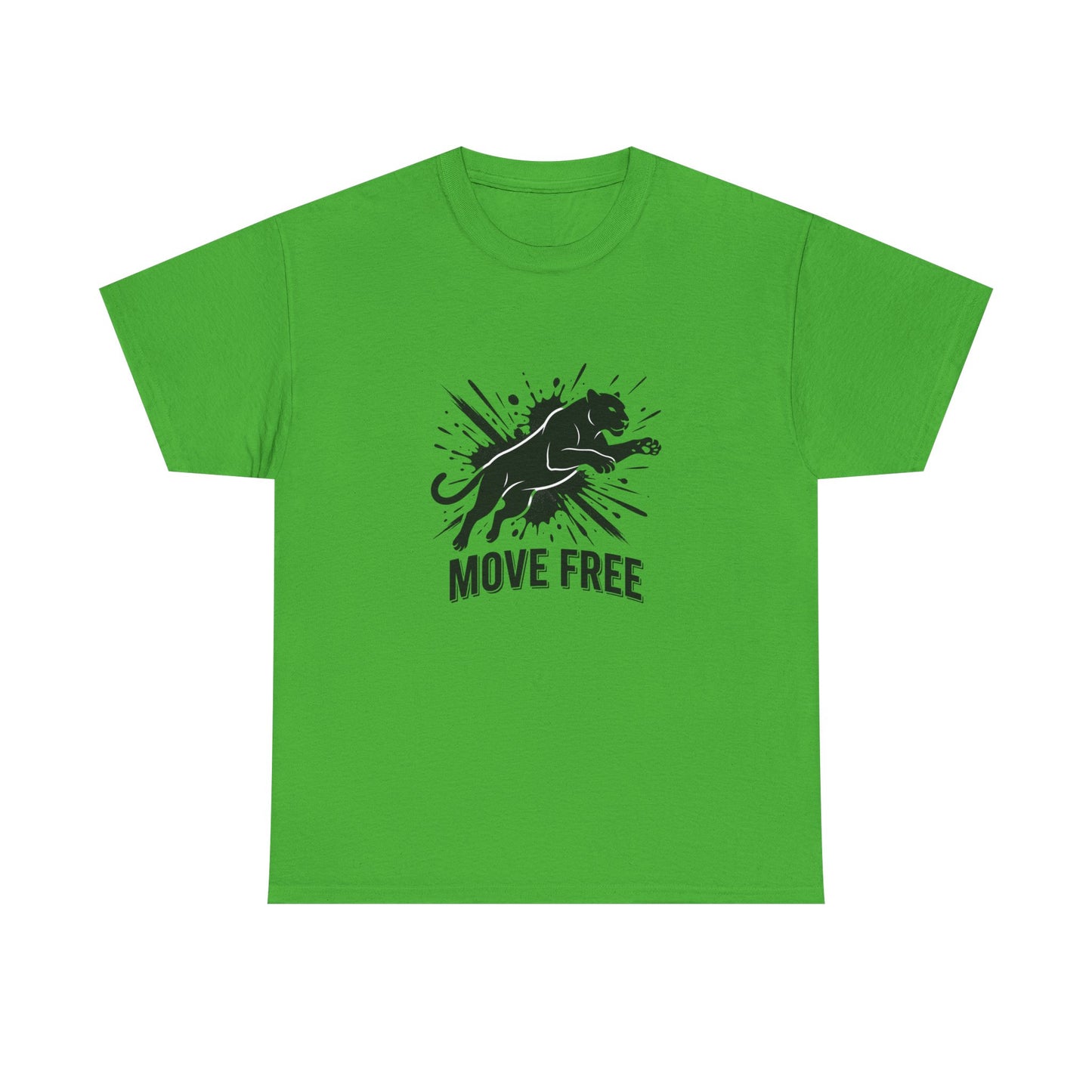 Tricou Gildan 5000 “MOVE FREE” – Bumbac 100% Rezistent, Confort Zilnic & Stil Streetwear Autentic