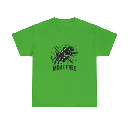 Tricou Gildan 5000 “MOVE FREE” – Bumbac 100% Rezistent, Confort Zilnic & Stil Streetwear Autentic