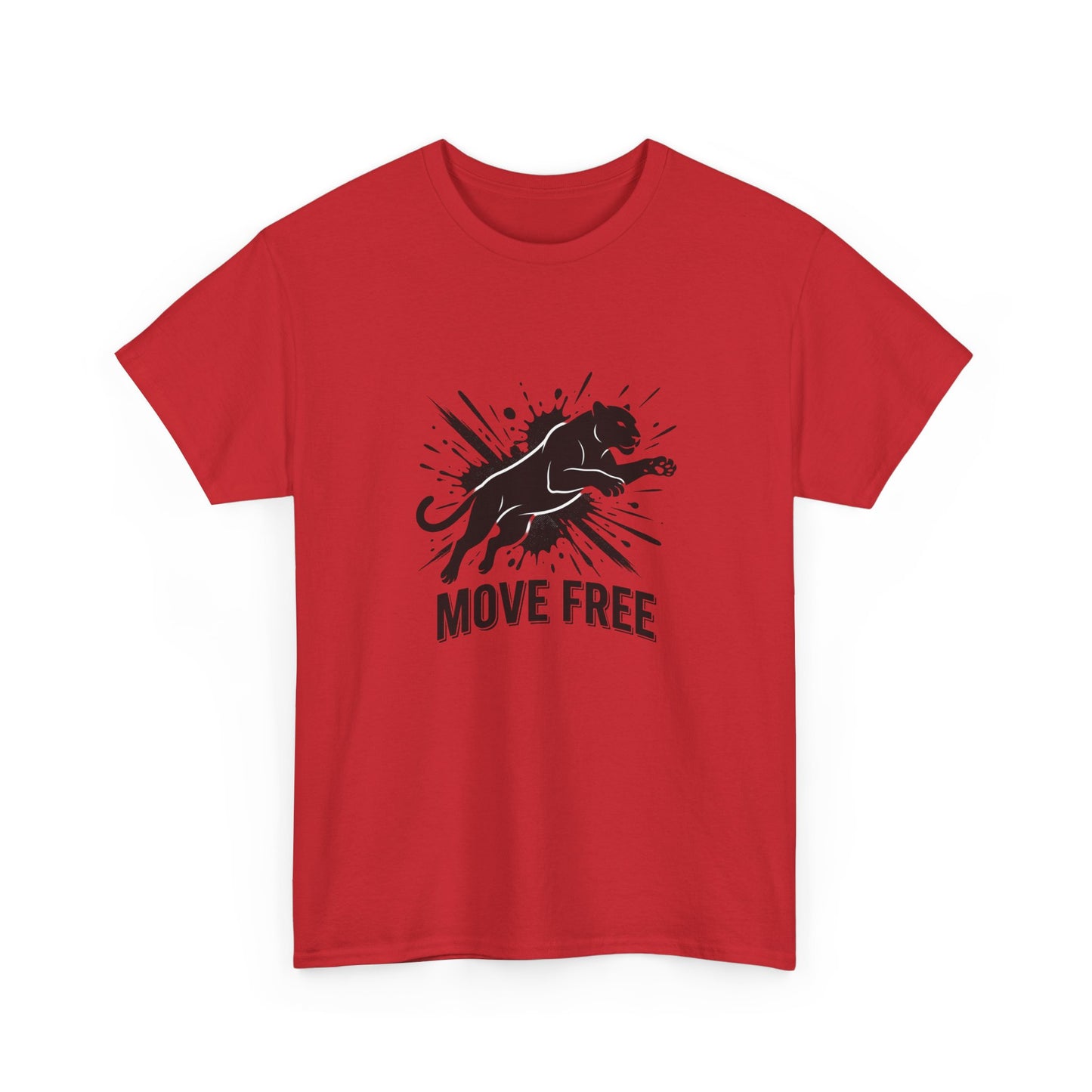 Tricou Gildan 5000 “MOVE FREE” – Bumbac 100% Rezistent, Confort Zilnic & Stil Streetwear Autentic