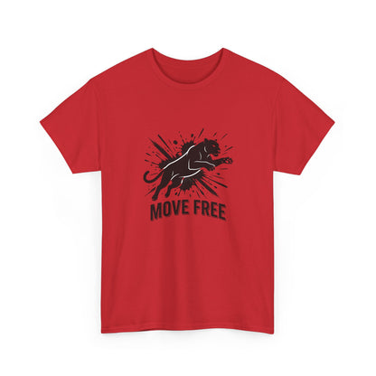 Tricou Gildan 5000 “MOVE FREE” – Bumbac 100% Rezistent, Confort Zilnic & Stil Streetwear Autentic