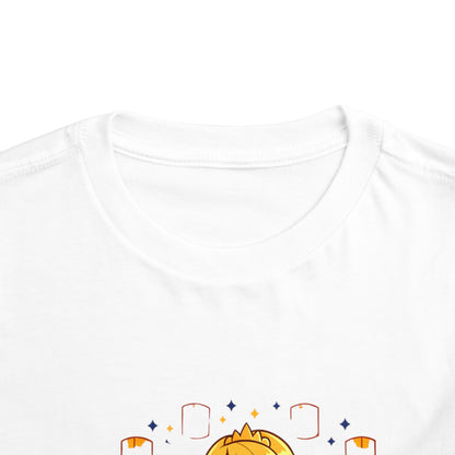 Long-Haired Princess Sitting Tee | Cute Fairy Tale Toddler ShirtTricou Personalizat Fetițe Prințesă cu Păr Blond | 100% Bumbac Premium Bella Canvas® 2T–5T