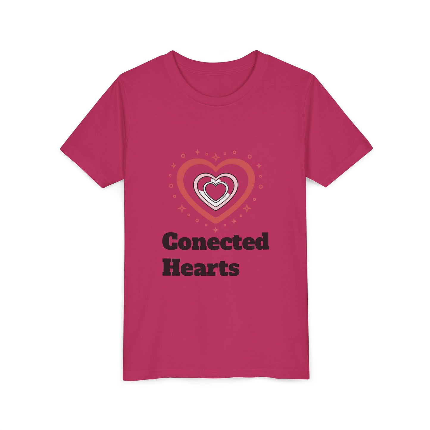 Connected Hearts Youth Tee | Heart Graphic, Love Design