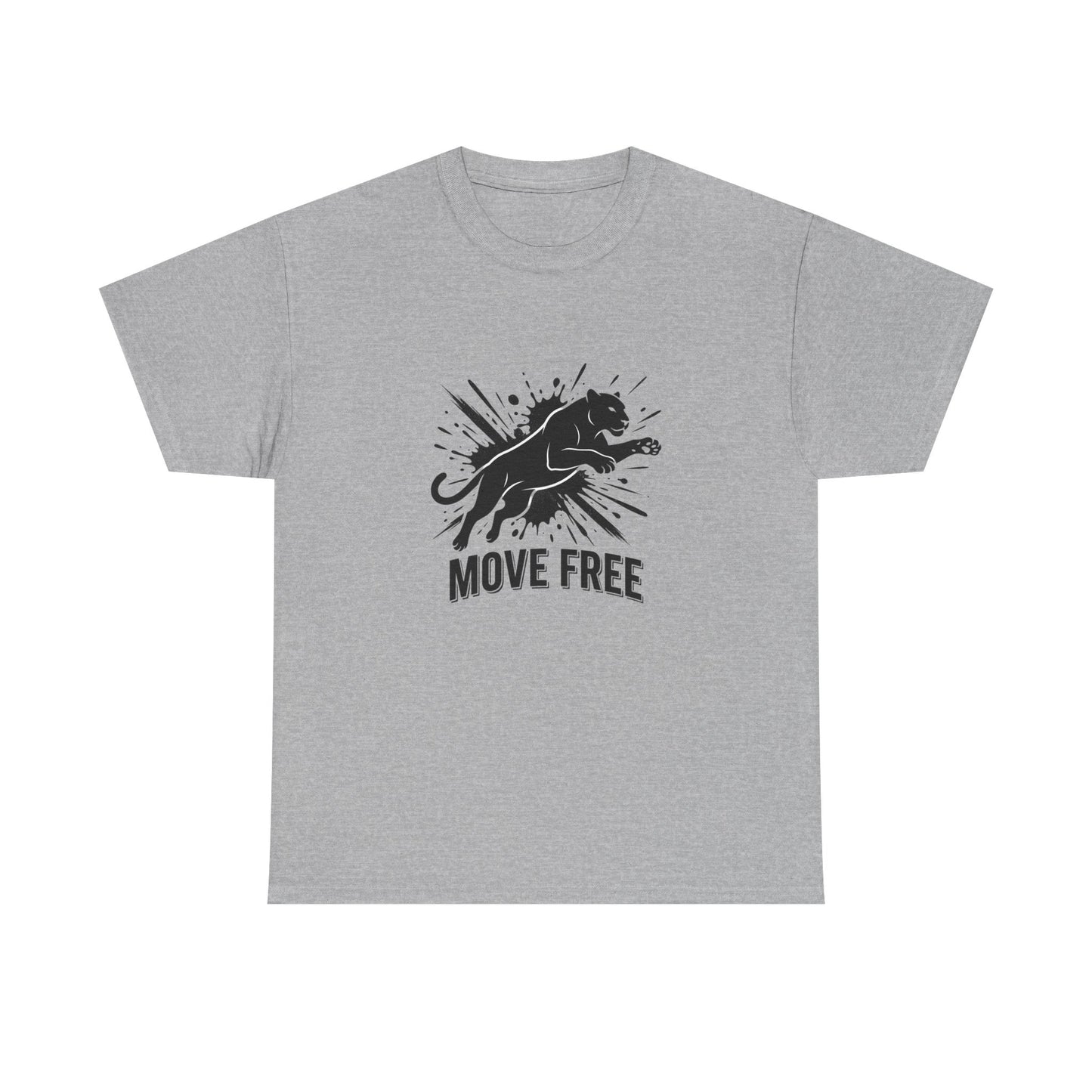 Tricou Gildan 5000 “MOVE FREE” – Bumbac 100% Rezistent, Confort Zilnic & Stil Streetwear Autentic