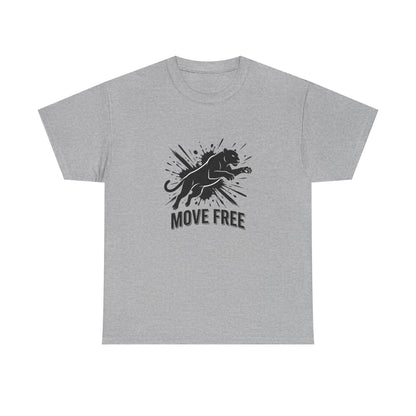Tricou Gildan 5000 “MOVE FREE” – Bumbac 100% Rezistent, Confort Zilnic & Stil Streetwear Autentic