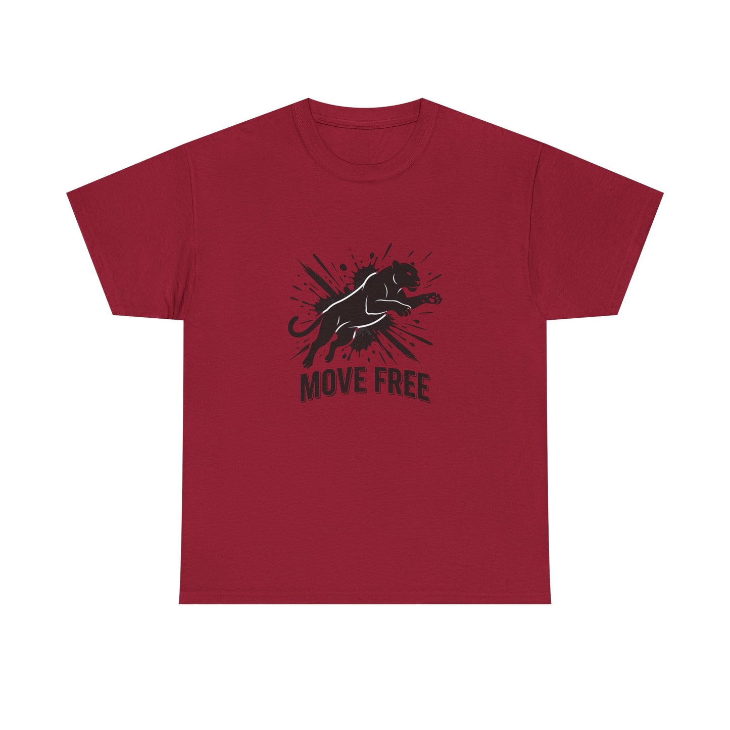 Tricou Gildan 5000 “MOVE FREE” – Bumbac 100% Rezistent, Confort Zilnic & Stil Streetwear Autentic