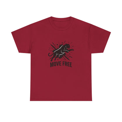 Tricou Gildan 5000 “MOVE FREE” – Bumbac 100% Rezistent, Confort Zilnic & Stil Streetwear Autentic