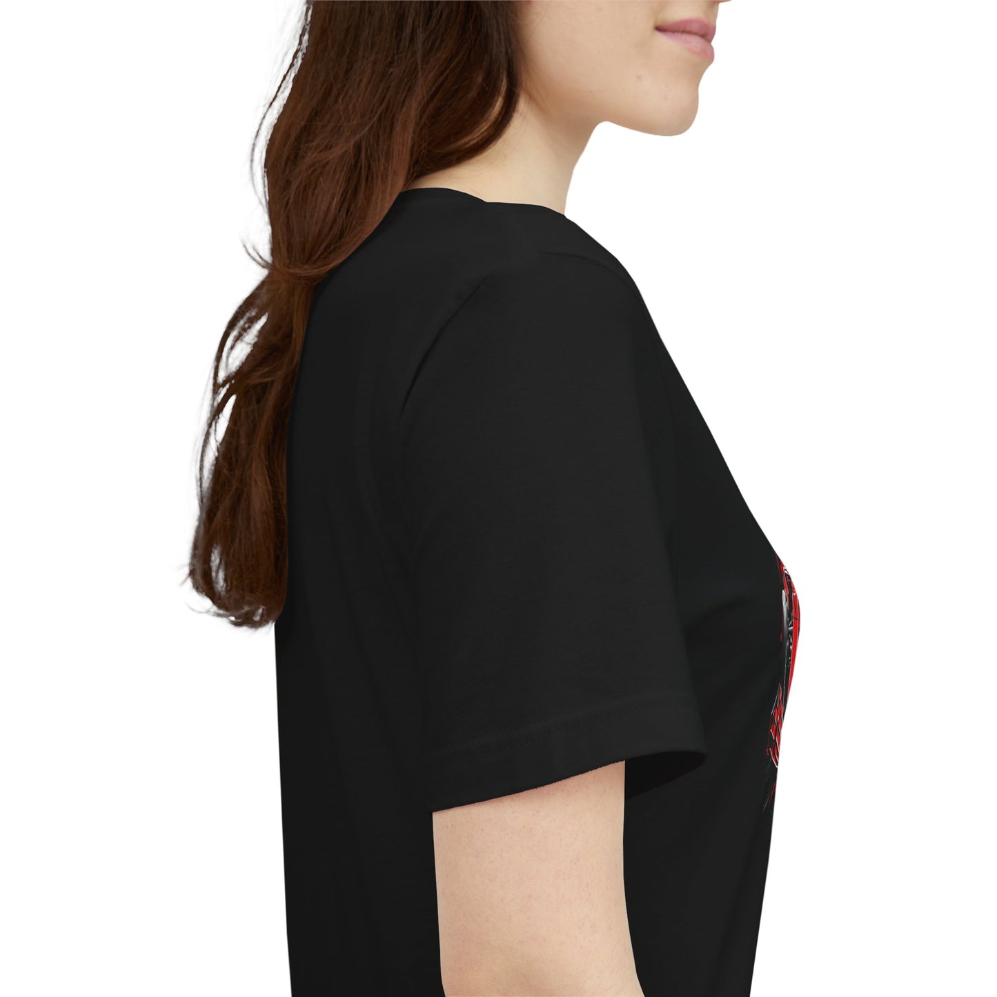 Red Racing Formula Car tee | Race Car T-Tricou Personalizat Formula Racing Red Storm | Bella Canvas® 3001 100% Bumbac Premium Unisex