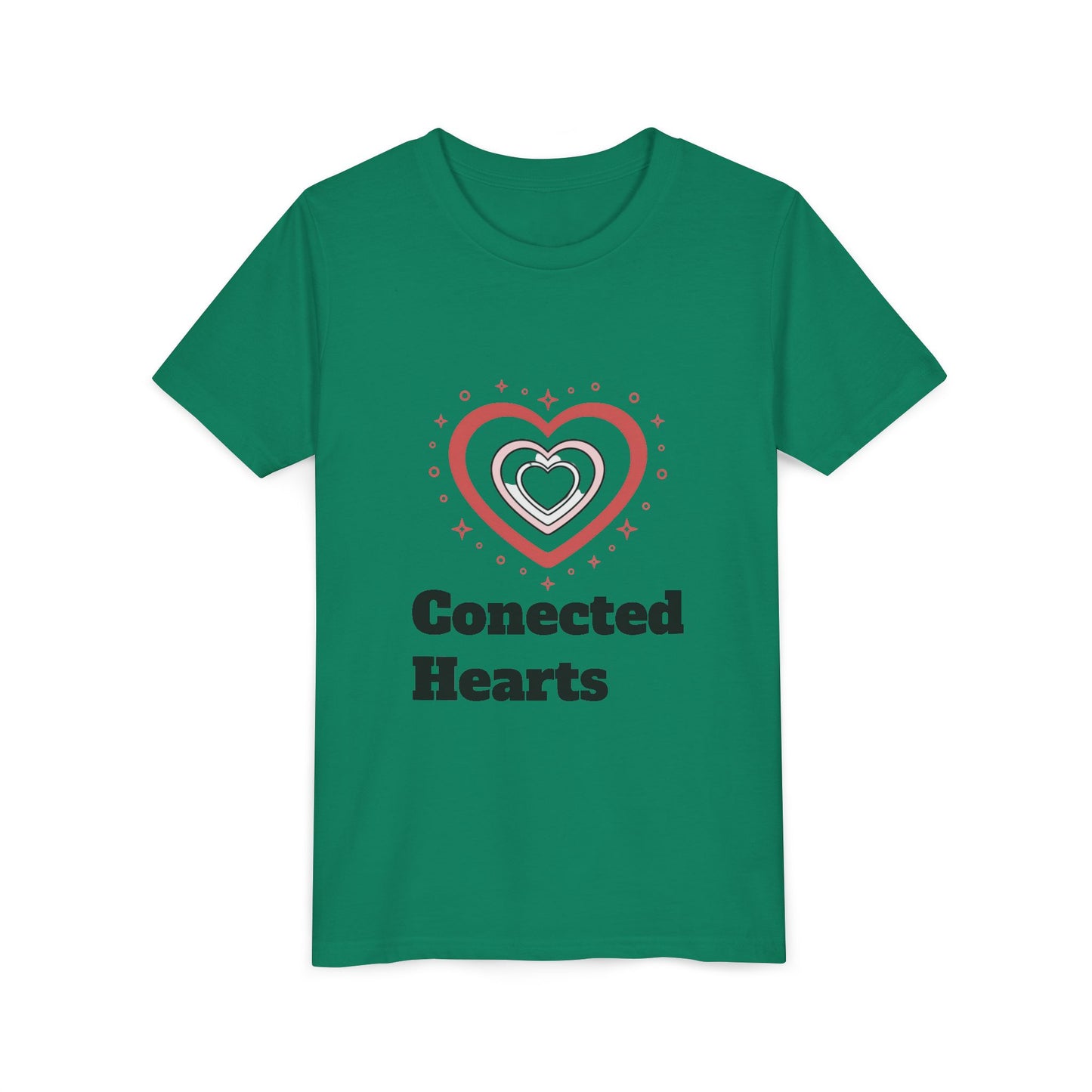 Connected Hearts Youth Tee | Heart Graphic, Love Design
