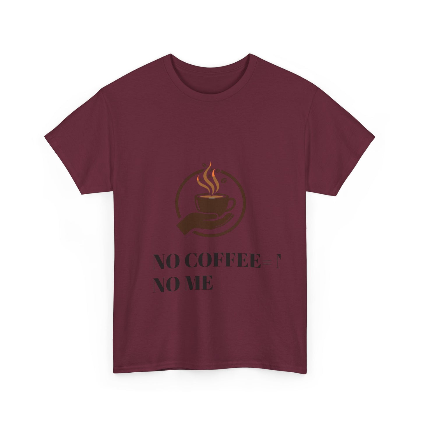 No Coffee No Me Tee | Coffee Cup Illustration, Morning Caffeine Shirt