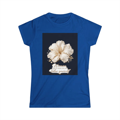 Tricou Damă Softstyle Premium – Bumbac Moale & Croială Feminină