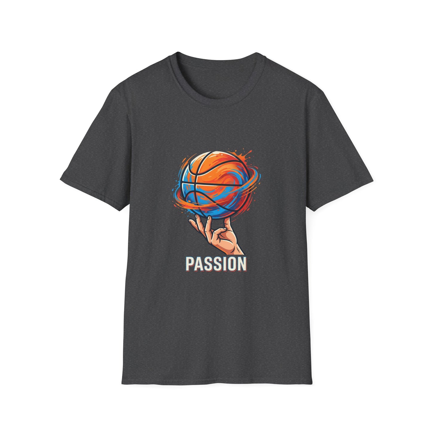 Basketball Passion T-Shirt | Spinning Ball Illustration