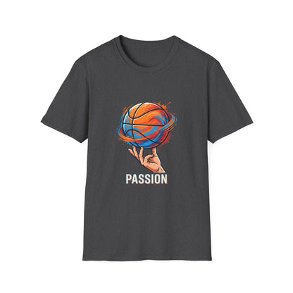 Basketball Passion T-Shirt | Spinning Ball Illustration