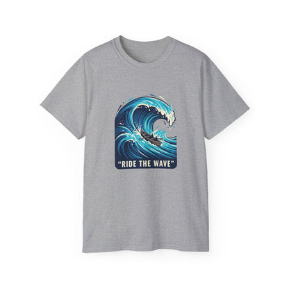 Ride the Wave T-Shirt | Ocean Wave Surf Graphic Tee