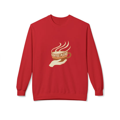 Coffee Please cup illustration Sweatshirt | cozy coffee design