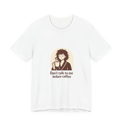 Tricou Cafea Unisex Bella Canvas 3001 – Coffee Lover Shirt, Funny Coffee Quote, Cozy Aesthetic Tee, Cadou pentru Iubitorii de Cafea