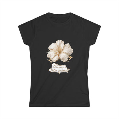 Tricou Damă Softstyle Premium – Bumbac Moale & Croială Feminină
