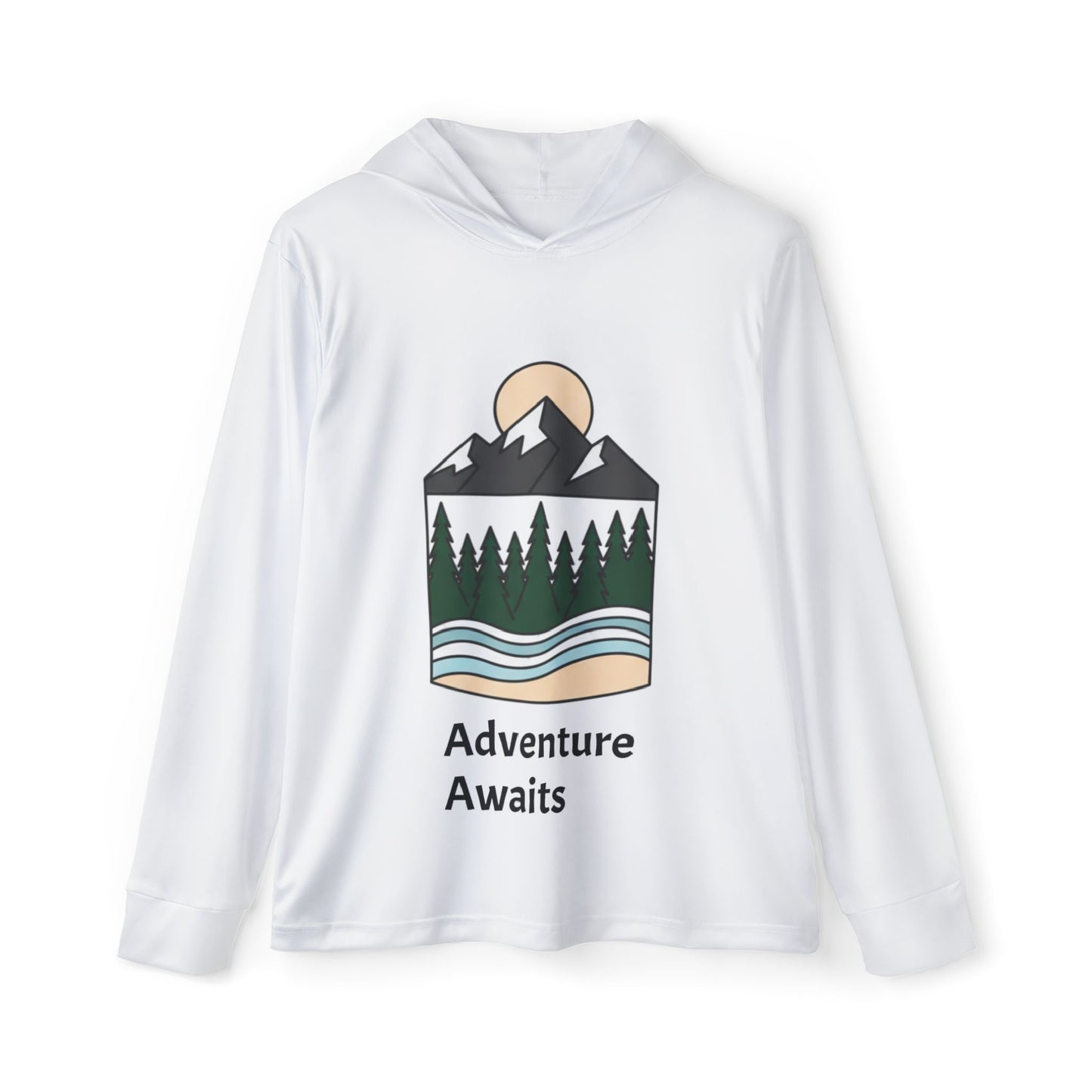 Adventure Awaits Mountain Hoodie — Men's Outdoor Warmup Pullover
