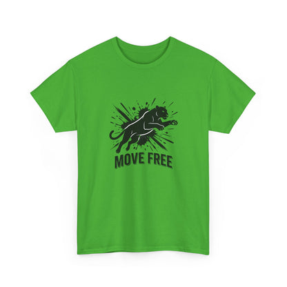 Tricou Gildan 5000 “MOVE FREE” – Bumbac 100% Rezistent, Confort Zilnic & Stil Streetwear Autentic