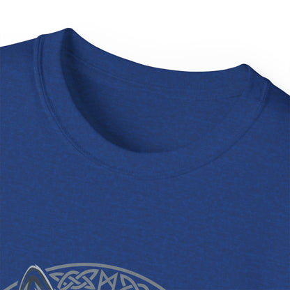 Tricou Lup Unisex Gildan 2000 – Wolf Design Shirt, Nordic Style Tee, Tricou Masculin Puternic, Cadou pentru Iubitori de Lupi