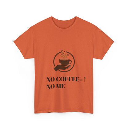 No Coffee No Me Tee | Coffee Cup Illustration, Morning Caffeine Shirt