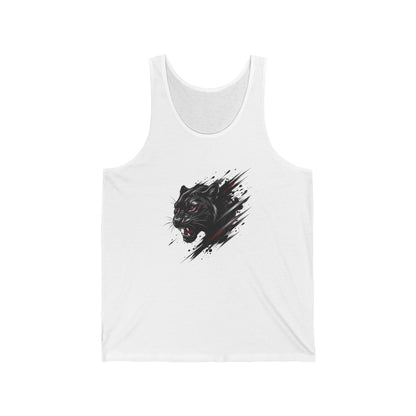 Roaring Black Panther Tank | Panther Head Graphic Tank TopMaiou Personalizat Premium Unisex din Bumbac Airlume® | Ușor, Respirabil și Confortabil | XS–2XL