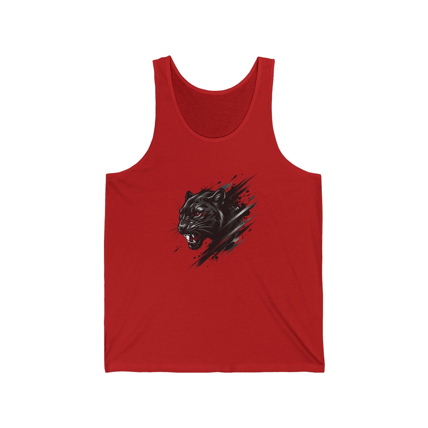 Roaring Black Panther Tank | Panther Head Graphic Tank TopMaiou Personalizat Premium Unisex din Bumbac Airlume® | Ușor, Respirabil și Confortabil | XS–2XL