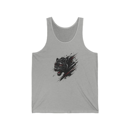 Roaring Black Panther Tank | Panther Head Graphic Tank TopMaiou Personalizat Premium Unisex din Bumbac Airlume® | Ușor, Respirabil și Confortabil | XS–2XL