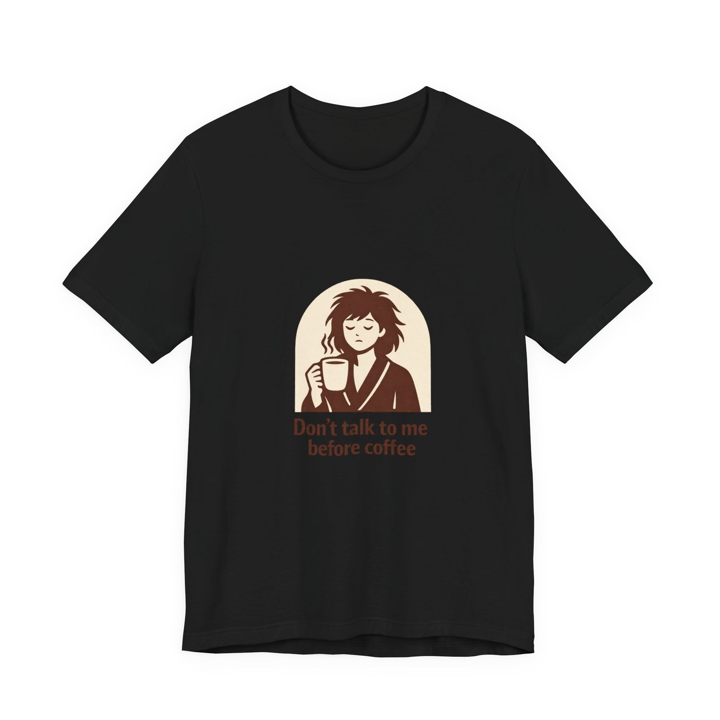 Tricou Cafea Unisex Bella Canvas 3001 – Coffee Lover Shirt, Funny Coffee Quote, Cozy Aesthetic Tee, Cadou pentru Iubitorii de Cafea