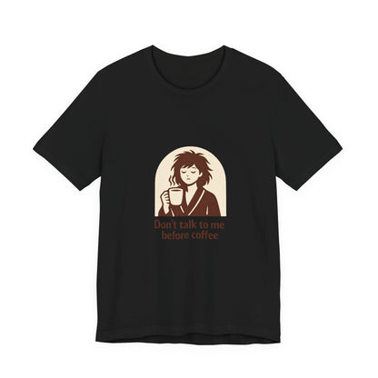 Tricou Cafea Unisex Bella Canvas 3001 – Coffee Lover Shirt, Funny Coffee Quote, Cozy Aesthetic Tee, Cadou pentru Iubitorii de Cafea