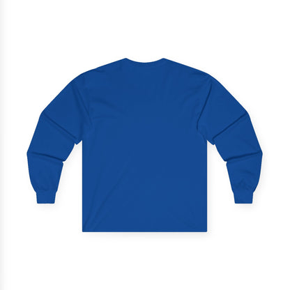 Long Sleeve Tee — "Enjoy The Moment" Retro Sunset Hiking Shirt