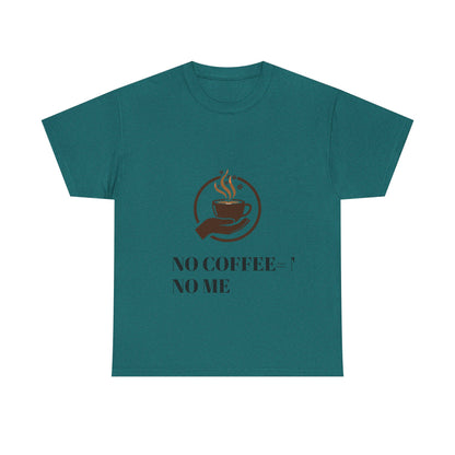 No Coffee No Me Tee | Coffee Cup Illustration, Morning Caffeine Shirt