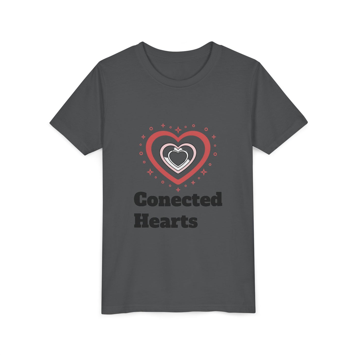 Connected Hearts Youth Tee | Heart Graphic, Love Design