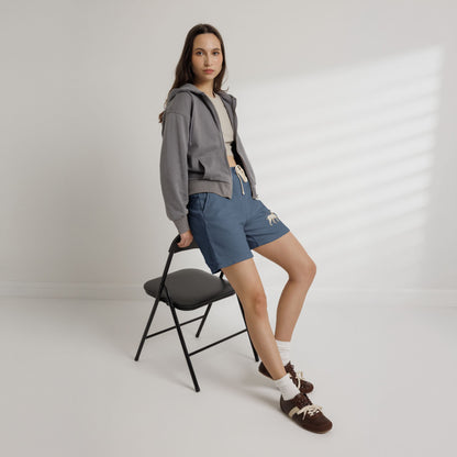 Pantaloni Scurți Fleece Vintage Premium – 100% Bumbac Moale & Confort Urban