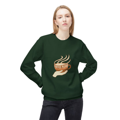 Coffee Please cup illustration Sweatshirt | cozy coffee design