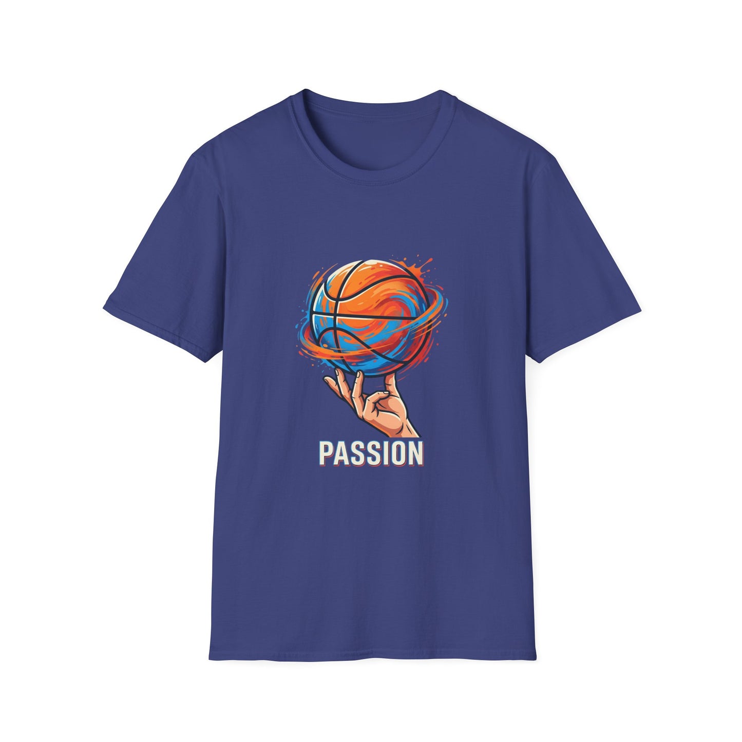 Basketball Passion T-Shirt | Spinning Ball Illustration