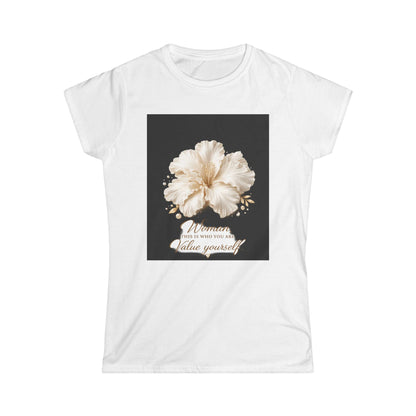Tricou Damă Softstyle Premium – Bumbac Moale & Croială Feminină