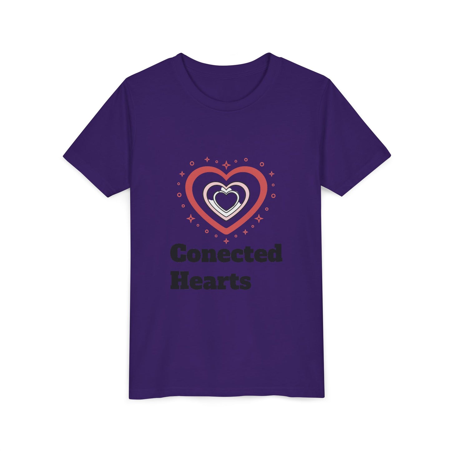 Connected Hearts Youth Tee | Heart Graphic, Love Design