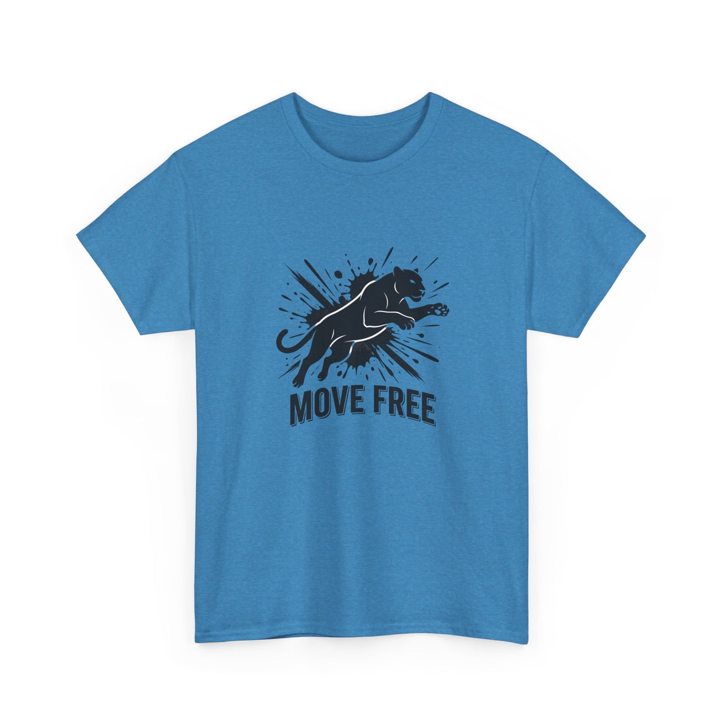 Tricou Gildan 5000 “MOVE FREE” – Bumbac 100% Rezistent, Confort Zilnic & Stil Streetwear Autentic